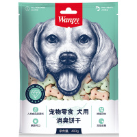 顽皮Wanpy宠物零食犬用消臭饼干400g