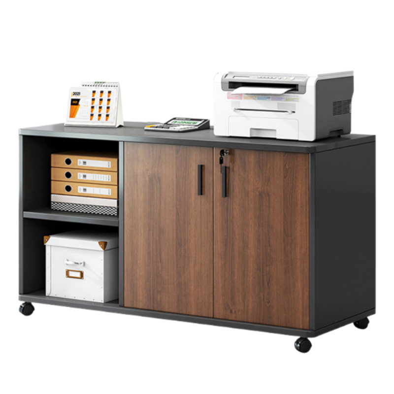 智叶舟资料文件柜两门两格120*40*60cm台高清大图