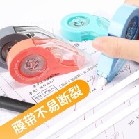 得力(deli)8149 修正带 学生考试文具12m大容量 改正带 涂改带改错带 小清新 办公使用 彩色改字带 蓝色1只