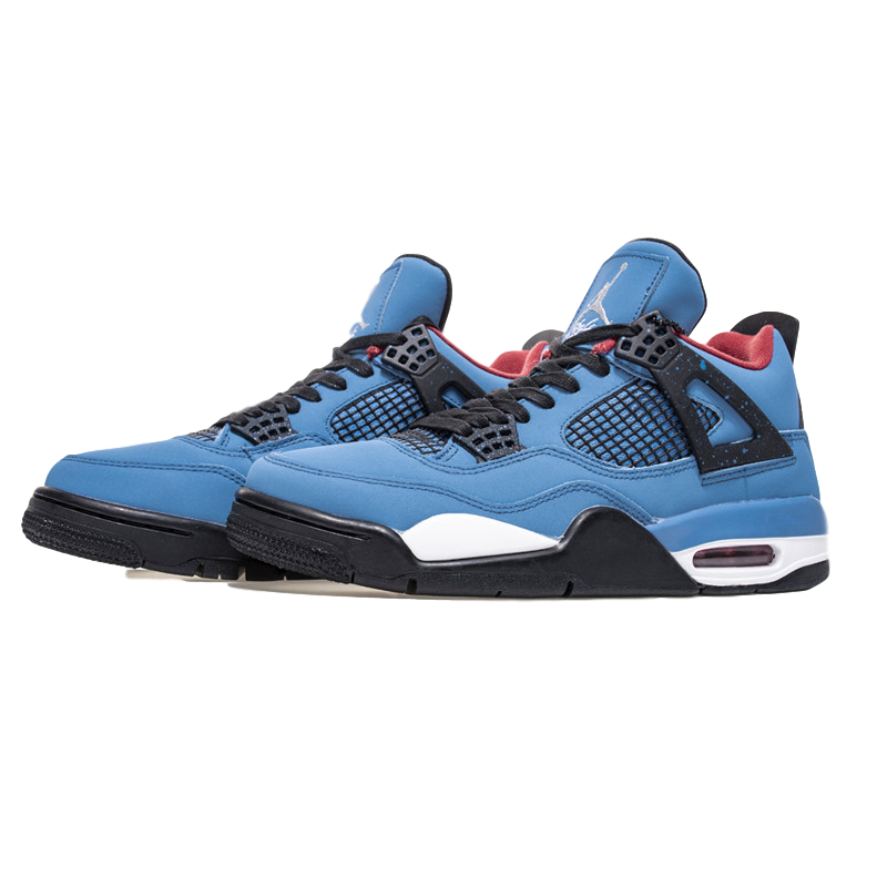 jordan4aj4冰蓝联名男子中帮运动休闲篮球跑步鞋308497406