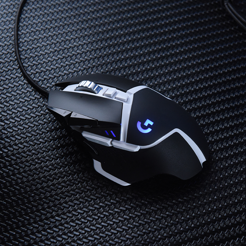 罗技(Logitech) G502 Hero SE熊猫配色版电竞游戏专用机械赛博朋克吃鸡宏电脑有线鼠标加重HERO引擎