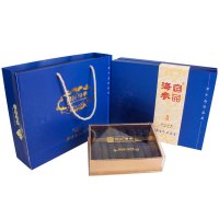 宫品海参 威海3A野生淡干海参刺参30-45只250g礼盒装 生鲜 海鲜水产