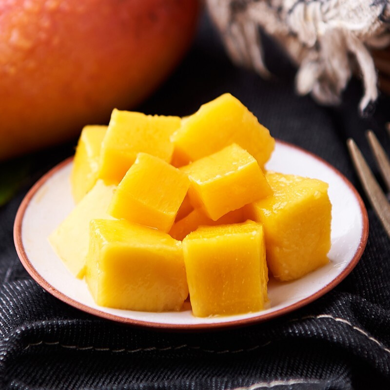 鲜木 四川攀枝花凯特芒9斤新鲜当季水果特大青皮芒果热带现摘超大芒果