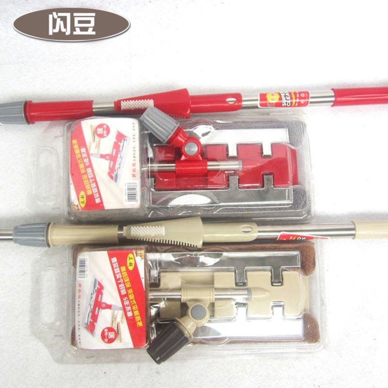旋转拖把 珊瑚绒平板拖把 不锈钢创意木地板伸缩拖把