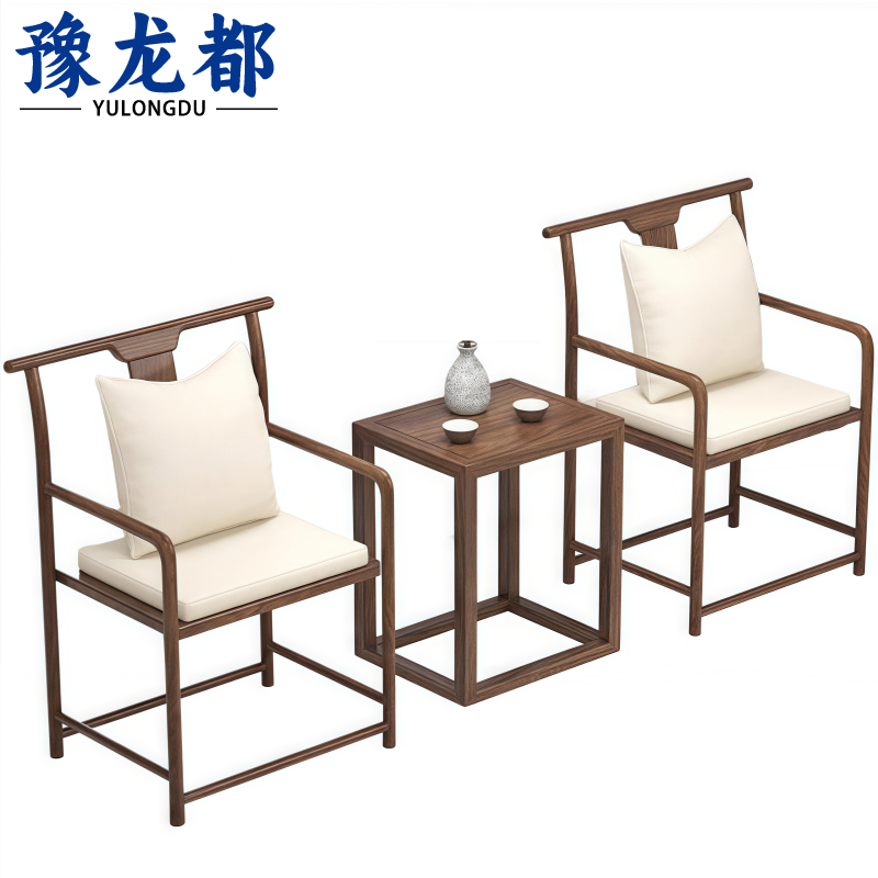 豫龙都禅位椅+边几C2套高清大图