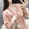 欧乐鑫慵懒风毛衣外套女韩版宽松bf复古ins网红秋冬季新款2019针织开衫