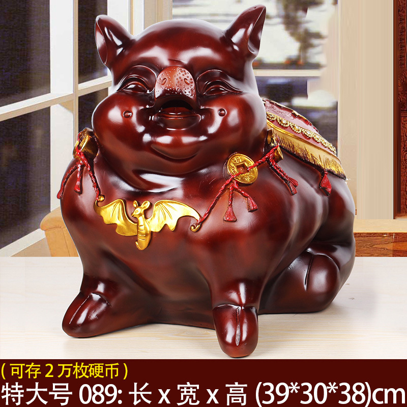 金猪存钱罐超大号可存可取大容量创意成人儿童储蓄罐硬币只进不出 三维工匠 特大号-089金储蓄罐
