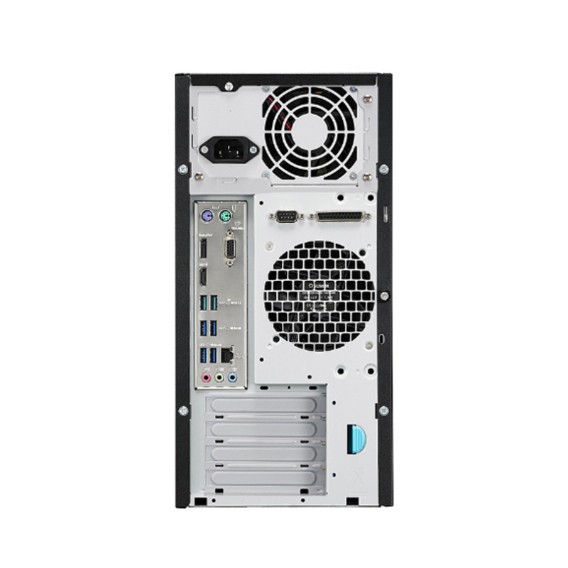 华硕(ASUS) D630MT 商用台式电脑主机(i5-6500 4G 1TB+128G 2G独显 无光驱 W7 黑)