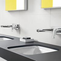汉斯格雅 hansgrohe 入墙式面盆龙头暗装嵌入式墙出水冷热水龙头