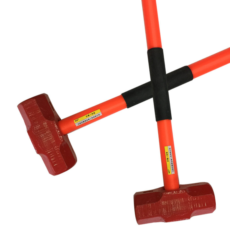 嵩源防震八角锤 带把大锤 铁锤 8P/把高清大图