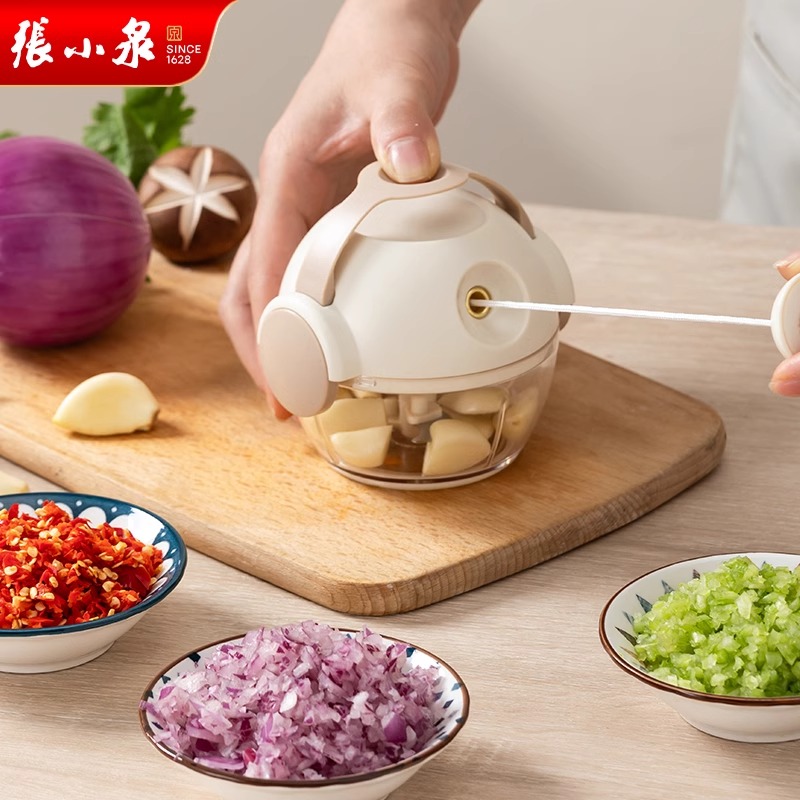 张小泉蒜泥神器手动蒜泥机家用捣蒜蓉打蒜压蒜机拉蒜末大蒜搅8138高清大图