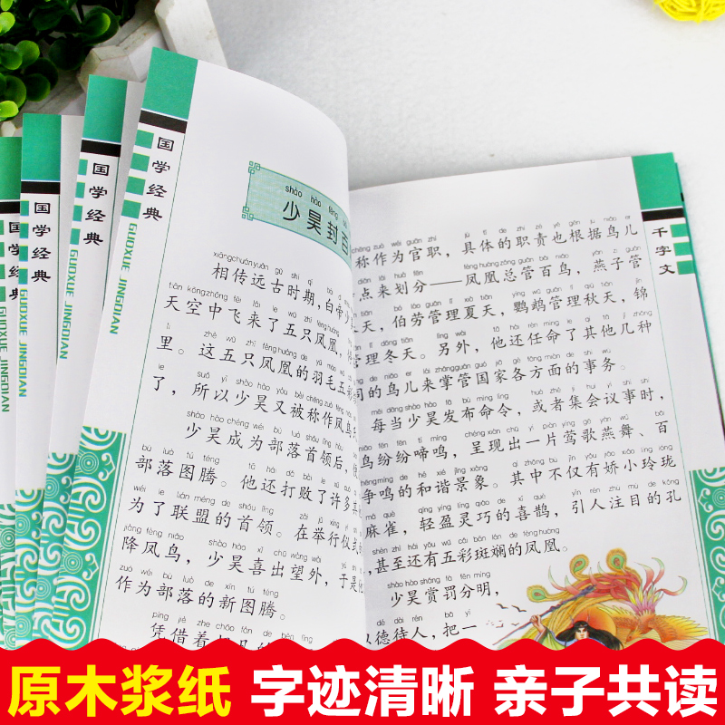 醉染图书千字文 注音版 彩图版9787539474595高清大图