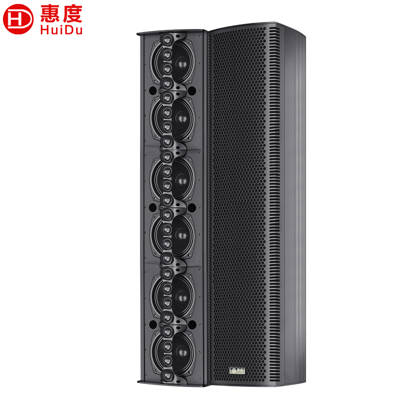 惠度(HuiDu)X-624专业会议全频音柱酒店背景音乐多功能展厅大型会议室音柱音箱壁吊挂会议教学报告厅音柱3只高清大图