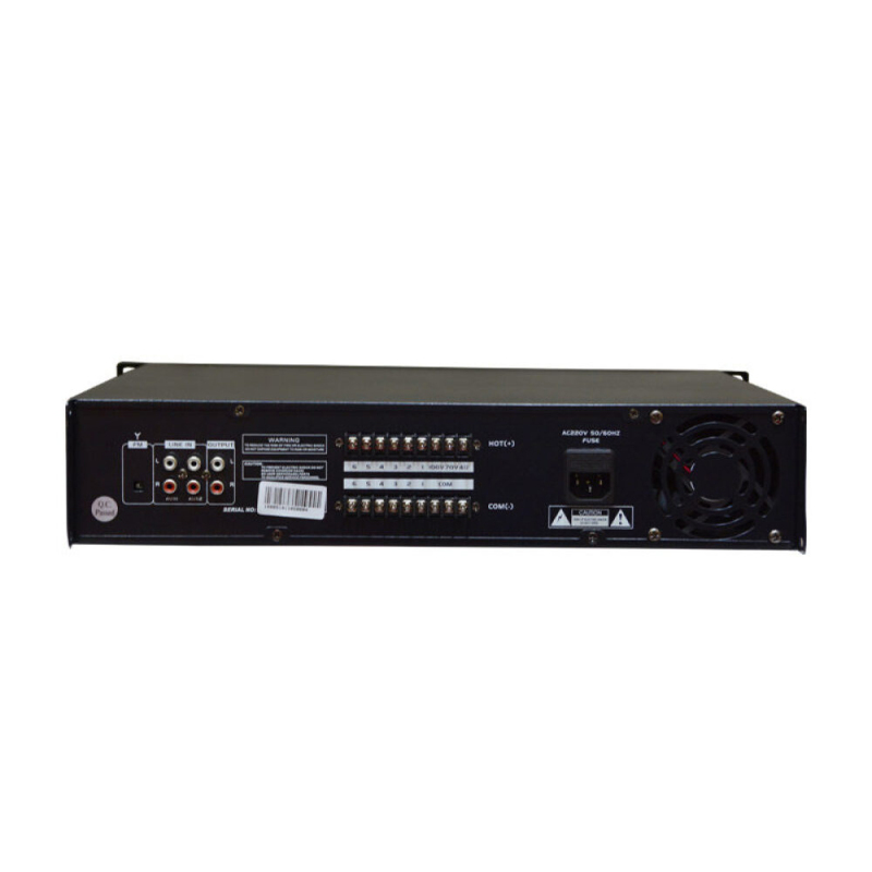 得胜(TAKSTAR)EBS-24M 广播一体机 公共广播工程 2路话筒输入 2路线路输入 1路副主输出