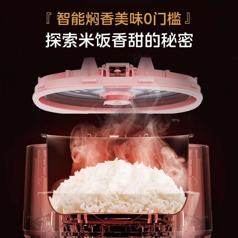 美的(Midea) MB-AFB4062R 电饭煲 4L 大容量 快速煲汤煮粥 柴火饭焖香 聚釜内胆高清大图