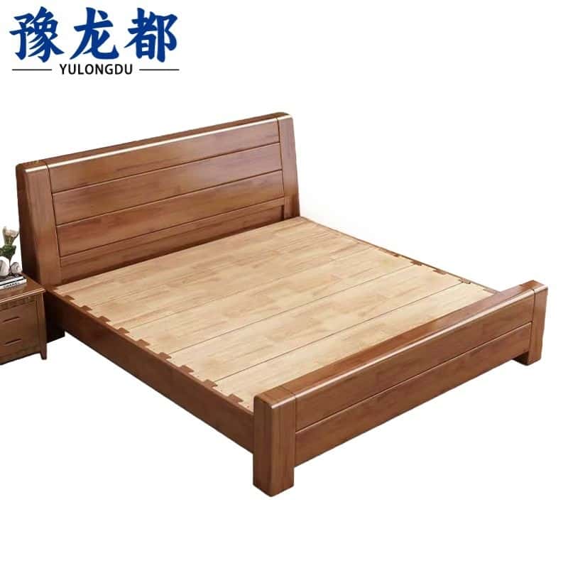 豫龙都单人床床头柜1.2m套