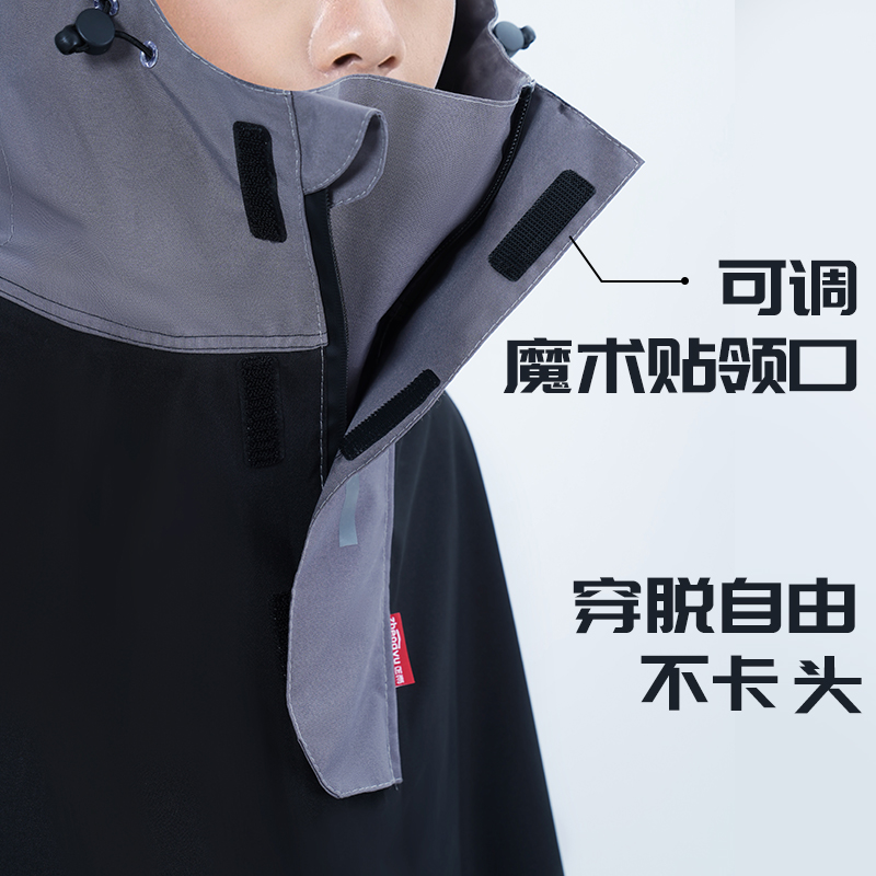 正雨雨衣电动电瓶车女款高级单人长款全身防暴雨新款加厚加大专用雨披高清大图