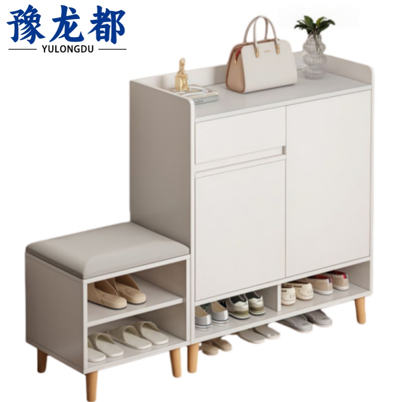 豫龙都 鞋柜+换鞋凳 100cm 套