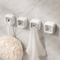 洗脸巾架壁挂式置物架浴室用品收纳免打孔挂架毛巾塞简易收纳挂钩厨房抹布塞