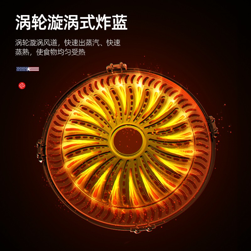 迈卡罗MC-KL508蒸汽炸锅高清大图