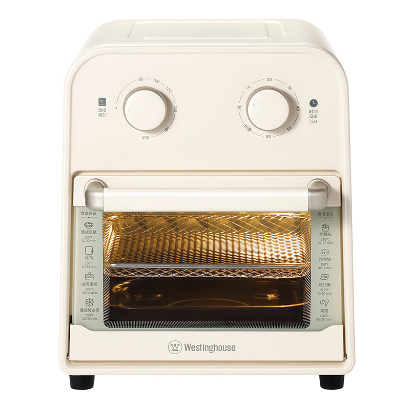 西屋(WESTINGHOUSE) 可视化空气炸锅家用12L 米白色 WKX12A21