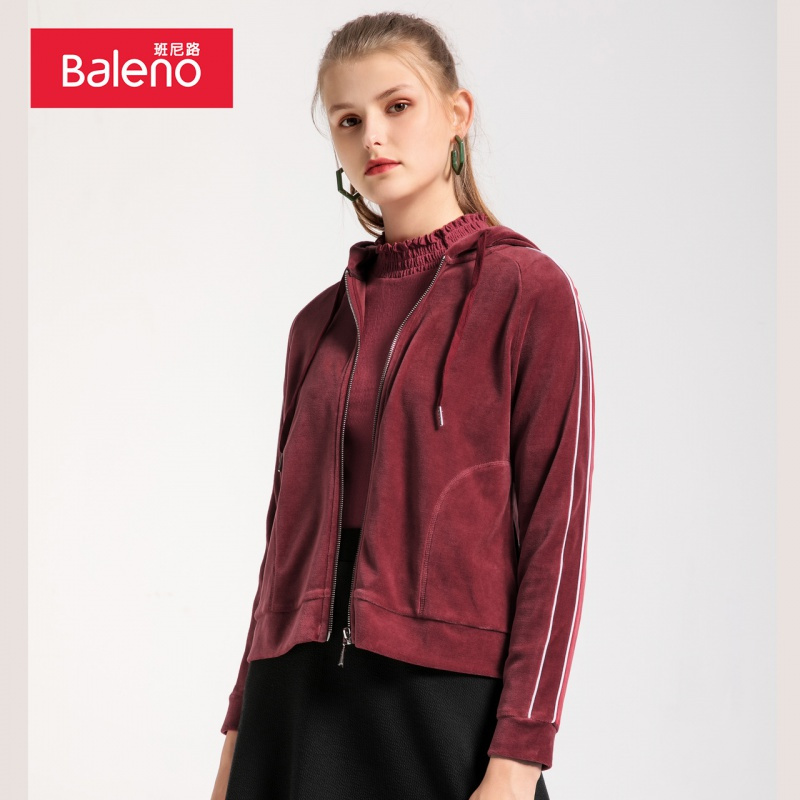服装鞋帽>女装>女士卫衣/帽衫>班尼路(baleno)>班尼路(baleno)女士