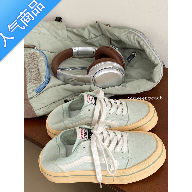 SUNTEK甜桃星球 夏季薄款透气帆布鞋女2023新款鞋子小众板鞋百搭小白鞋高清大图