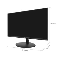 PPTV 超窄边框 1080P全高清 电脑显示器 低蓝光爱眼不闪屏 商务办公显示器