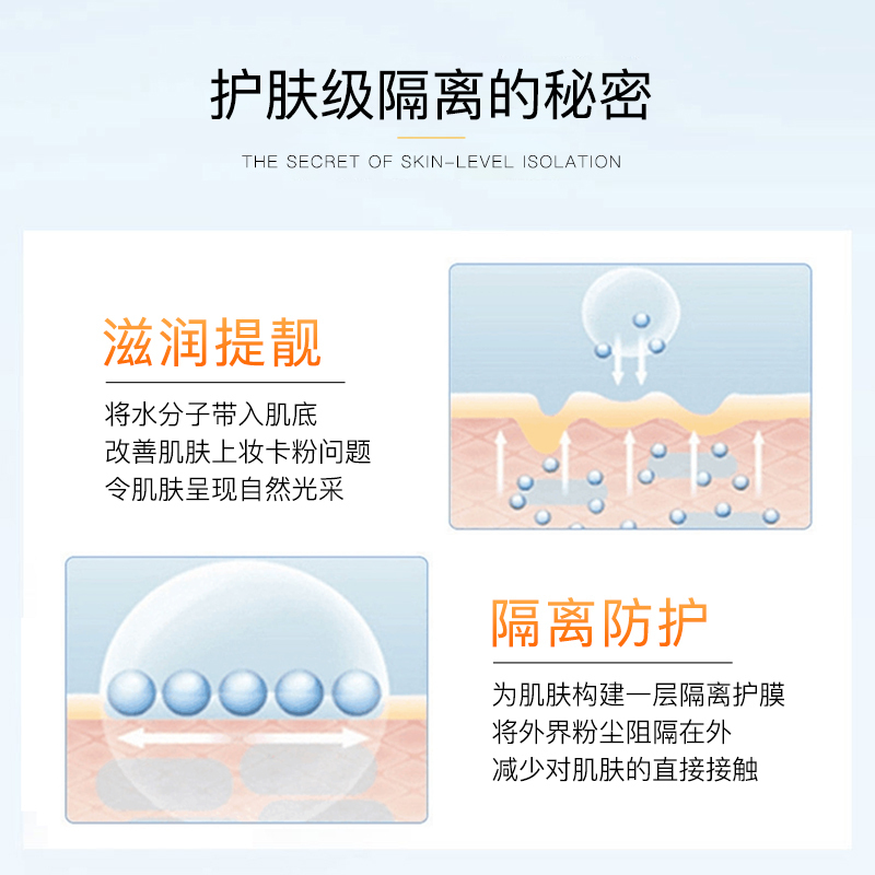 碧素堂多效倍护隔离喷雾补水保湿清爽隔离不油腻夏季防护喷雾抖音xq-5