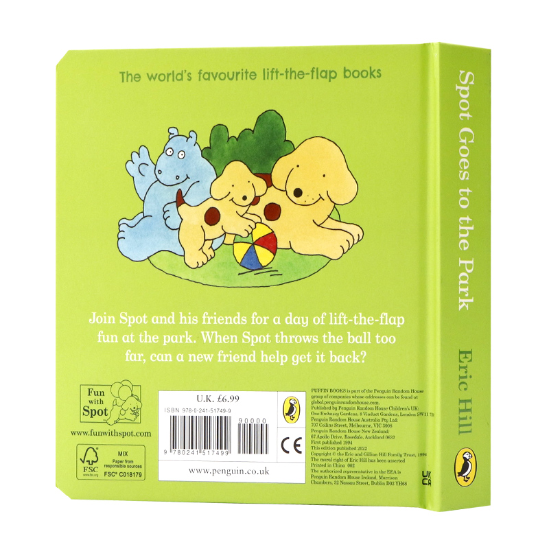 [正版]小玻去公园英文原版绘本 Spot Goes to the Park 小玻在哪里系列where is spot精高清大图