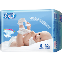 家得宝纸尿裤S32片 超薄环腰裤男女宝宝通用尿不湿[4-8kg]