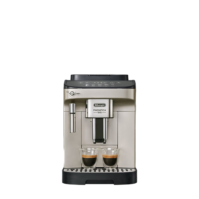 德龙(Delonghi)咖啡机 家用全自动咖啡机 15Bar意式美式现磨手动打奶泡 欧洲进口理想 E Plus