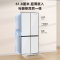 新飞(Frestec)410升风冷无霜 一级变频 玻璃门母婴系列 十字对开门家用电冰箱 BCD-410WG8AD