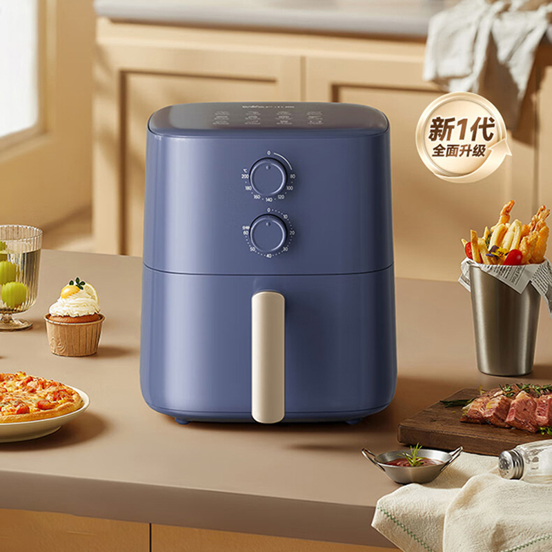 小熊空气炸锅5L免翻面结构设计低噪大容量QZG-H15W7高清大图