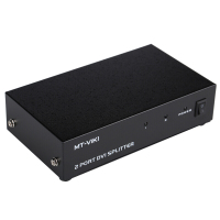 智企亿品 JH DVI分配器 一分二 高清数字视频分屏电脑显示器投影仪 MT-DV2H 1进2出 2口