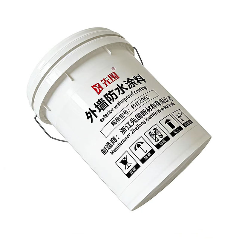 先围 外墙防水涂料 砖红20KG 桶高清大图
