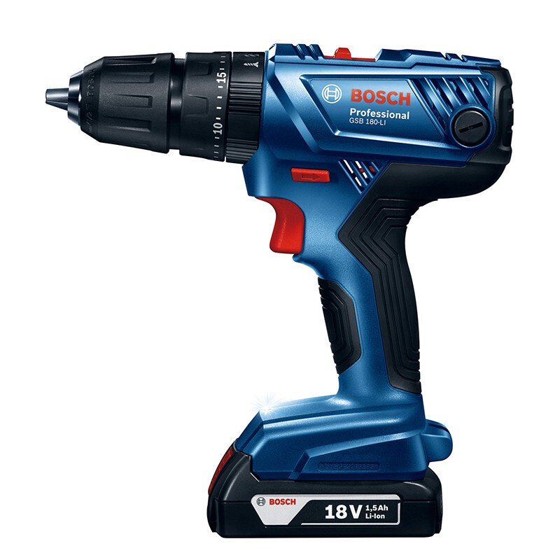 博世bosch电动工具gsb180-li 18v冲击钻电钻充电式手电钻电动螺丝刀