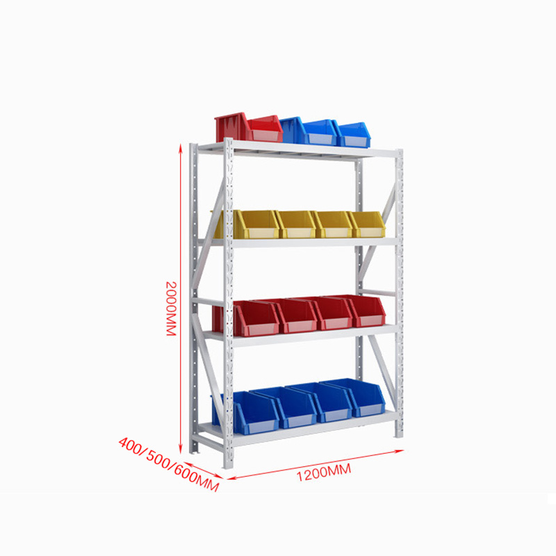 鑫金虎 1.2m中型货架仓库置物架多层仓储展示架200KG/层高清大图