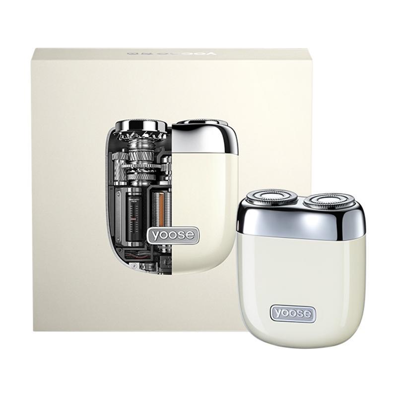 有色(yoose)【王一博同款】电动剃须刀便携款送男友老公胡须刀 MINI2.0 亚麻白