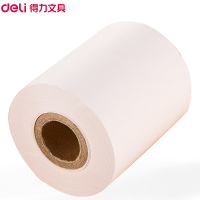 得力(deli)11721热敏收银纸 57mm*50mm*17.5m 32卷/箱 热敏打印纸 超市外卖小票打印纸