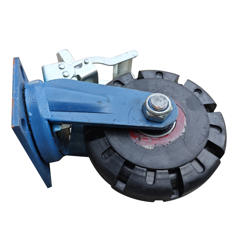 嘉禾宜茂 万向轮 重型橡胶带刹车6寸 个高清大图