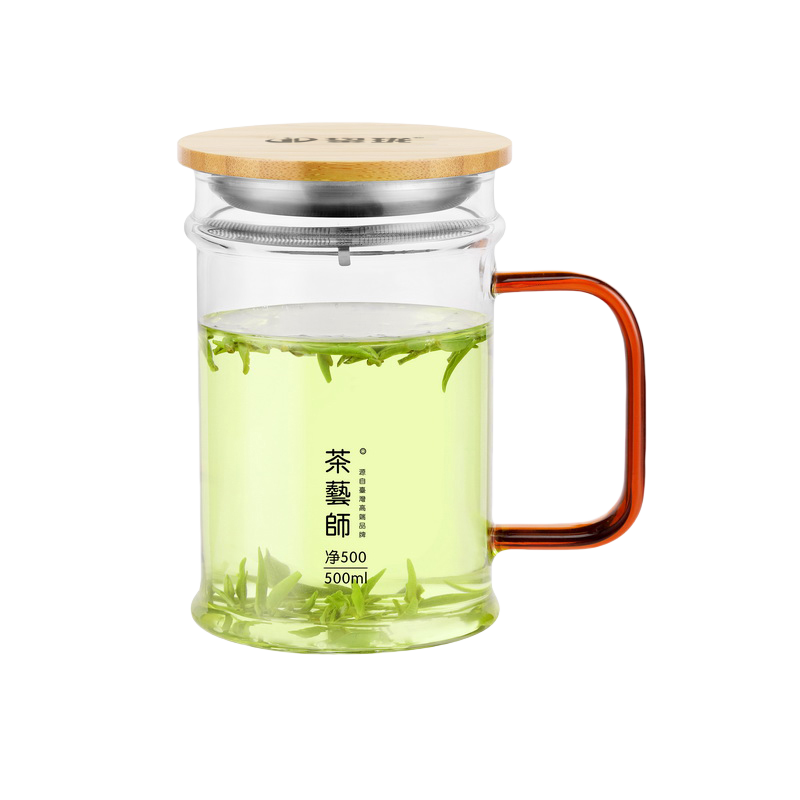 鋆珑 茶艺师系列 玻璃办公杯净500 500ml 个高清大图