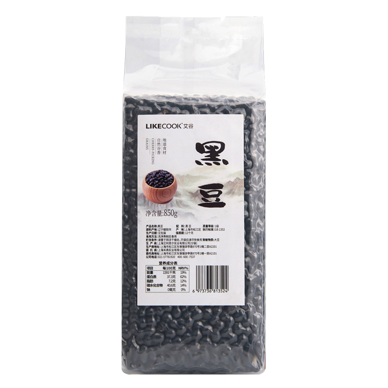 艾谷黑豆850g