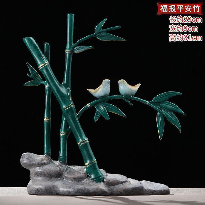 美帮汇客厅摆件财富节节高竹子工艺品创意现代简约家居电视柜酒柜装饰品高清大图