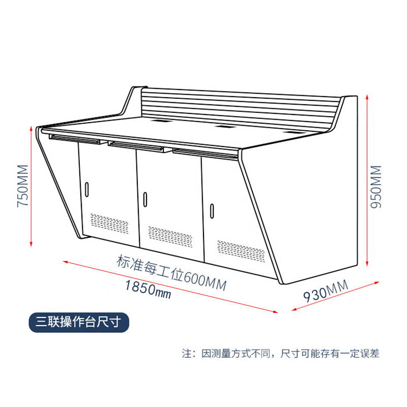 创世人 监控操作台调度台指挥中心操作台3联监控操作台高清大图