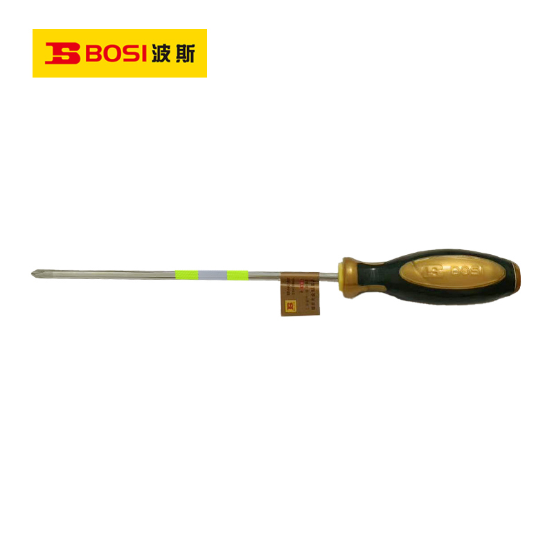 波斯(BOSI) 荧光系列螺丝批金钻系列十字 φ6×200mm 支高清大图