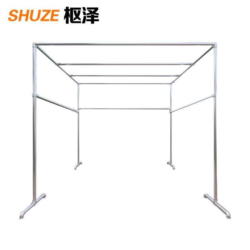 枢泽 展示架 衣架 2300*2300*1800mm 组高清大图