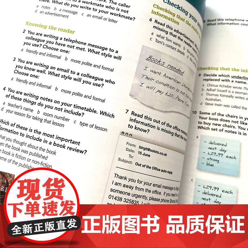 新东方店 剑桥实境英语—写作1 剑桥英语考试写作 拓展英语写作 剑桥通用英语五级考试资料 中小学英语写作模考题高清大图
