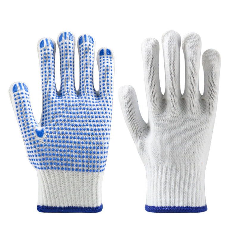 匹牧 PM-ST-G020 点塑手套 毛纺720g十针黑点塑手套 单位:双高清大图