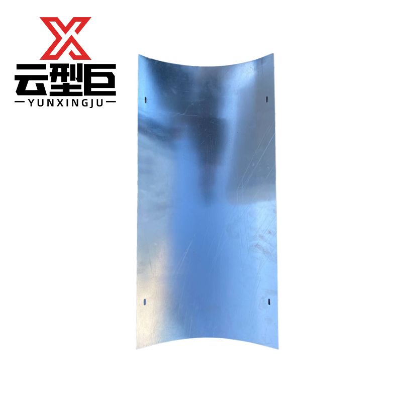 云型巨 不锈钢杆警示号牌 不锈钢腐蚀标志牌杆号牌 280*450mm 单位:块高清大图